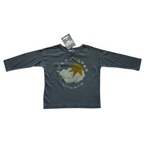 NWT Bobo Choses Organic The Catalogue Of Marvelous Trades Star Tee Size 4-5y